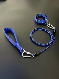Heavy-Duty Anti-Bite Dog Leash with Collar for Medium to Large Dogs