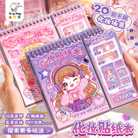 Quiet Book Sticker Playbook for Kids - No-Cut Scene Collage & Decorative Stress Relief Educational Toy for Girls