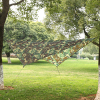 Lightweight Camouflage Camping Tarp Hammock Rain Fly and Picnic Mat