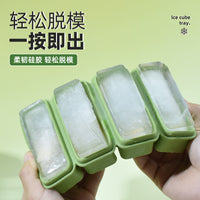 Silicone Ice Cube Tray for Whiskey and Cocktails, Easy Release, Food-Grade, Long Strip Design