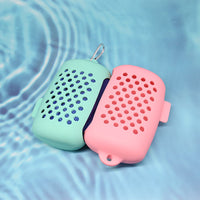 Silicone Towel Case for Cold-Sensing Quick-Dry Towels, Portable Outdoor Sports Towel Protector