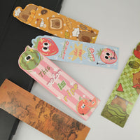 Weimo Cartoon Art Style Paper Bookmarks for Students and Readers