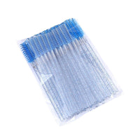 Crystal Eyelash and Eyebrow Brush Set - Spiral Mascara Wand for Makeup Application