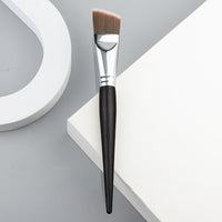 Angled Foundation Brush for Seamless Makeup Application - Ultra-Thin Soft Bristle