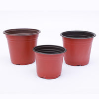 Plastic Two-Tone Plant Nursery Pots Thickened Disposable Seedling Planters for Succulents and Green Plants