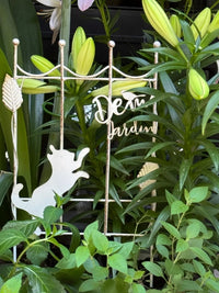 Decorative Iron Art Garden Fence Panel for Climbing Plants and Home Decor