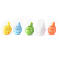Finger-Shaped Adhesive Cable Organizer Hooks for Charging Cables and Data Lines