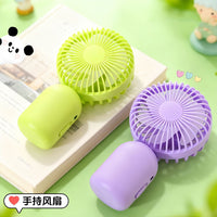 Portable USB Rechargeable Handheld Mini Fan for Desk and Travel