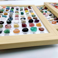 80-Specimen Mineral Crystal Collection Frame for Geological Education