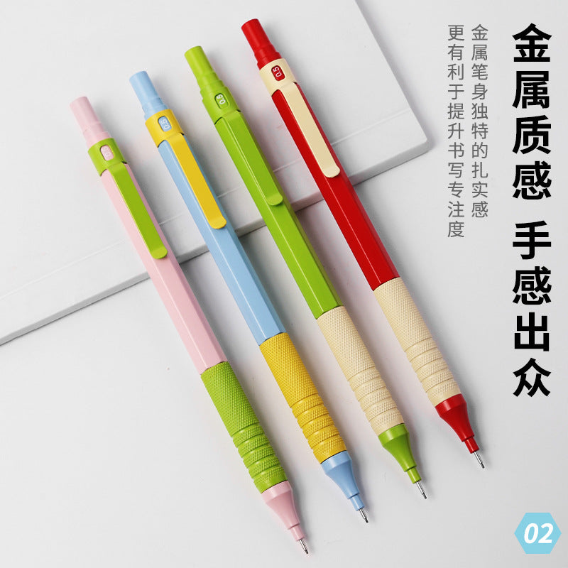 Professional Metal Mechanical Pencil for Drawing and Sketching, 0.3/0.5/0.7mm Lead, High-Value Design