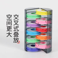 Portable Silicone Fishing Line Spool Storage Box for Outdoor Angling