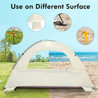 Portable Outdoor Beach Tent Sun Shelter for Camping & Parties