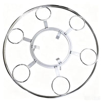 Rotating Campfire Cooking Grill with Adjustable Legs and Multi-functional Pot Rack