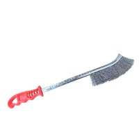 Copper Plated Steel Wire Brush Set for Rust Removal and Crevice Cleaning with Plastic/Wooden Handle