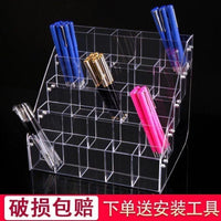 Acrylic Pen Holder and Stationery Display Organizer with Multiple Tiers