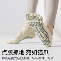 Women's Non-Slip Toeless Yoga Socks for Pilates Barre Dance Fitness