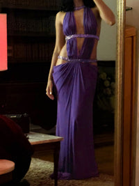 Elegant Mermaid Backless Party Dress