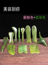 Gua Sha Scraping Massage Tool for Face and Body, Fish-shaped Meridian Pen for Eye and Facial Massage