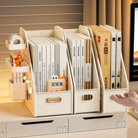 Pegboard Desktop Bookends with Storage for Students and Office