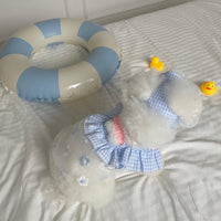 Summer Backless Embroidered Pet Dress for Dogs and Cats