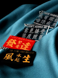 Trendy Transparent Acrylic Hong Kong Style Keychain with Engraved Text for Car Decoration