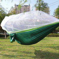CUORETOUR Double Hammock with Mosquito Net for Camping & Outdoors