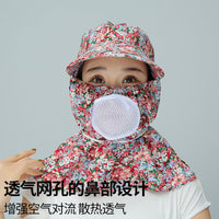 Women's Summer Sun Hat with Wide Brim and Neck Flap for Outdoor Activities