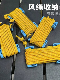 Outdoor Camping Tent Guy Line Winder Anti-Tangle Rope Organizer for Canopy
