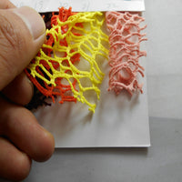 Polyester Irregular Mesh Fabric for Shoes, Bags, and Apparel - Soft Spiderweb Lace Hollow Net Material