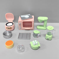 Miniature Dollhouse Kitchen Appliance Set for Pretend Play