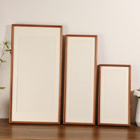 Solid Wood Mortise and Tenon Calligraphy Photo Frame for Wall or Tabletop Display