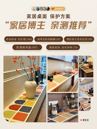 American Style Waterproof Dustproof Tablecloth for TV Cabinet Sideboard Entrance Console Dresser Top Protector Mat