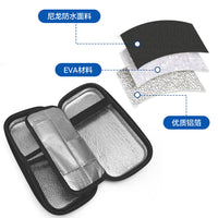 Portable Insulin Cooler Bag with Ice Packs, EVA Waterproof Medical Travel Case for Diabetes Medication