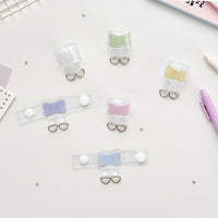 Bowknot Element Bag Extension Buckle Keychain Transparent Display Hook for Ita Bags