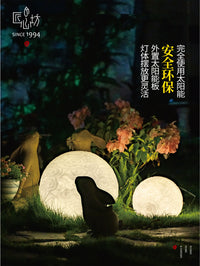 Solar Lotus Garden Pillar Light Outdoor Landscape Decorative Lamp