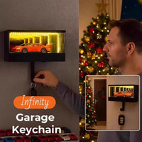 Infinity Garage Key Holder with LED Light and Display Case for Car Models