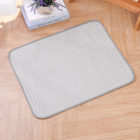 Pet Cooling Mat for Dogs and Cats, Breathable Ice Silk and Latex Summer Sleeping Pad
