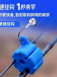 Silicone Fishing Rod Holder Ball Clip Set for Lure Rods