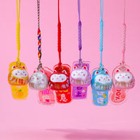 Lucky Cat Dreamy Chime Bell Charm for Bags, Keys, or Decor