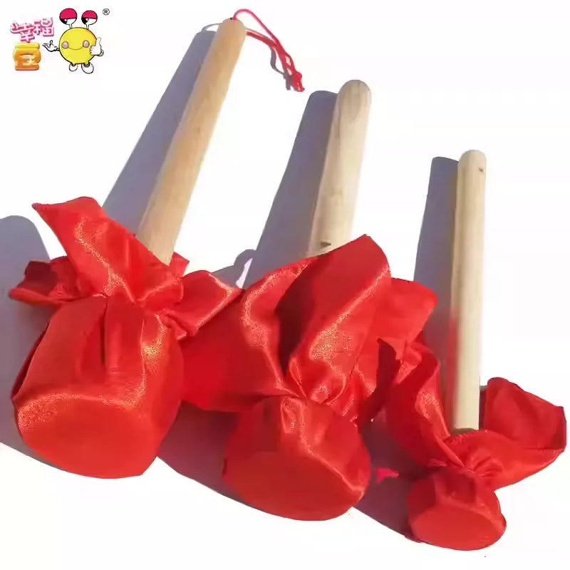 Beechwood Handle Felt Gong Mallet for School Performances and Percussion