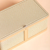 French Style Soft Leather Tissue Box Creative Light Luxury Living Room Desktop Entrance Paper Towel Holder
