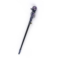Crystal Element Magic Ritual Wand Wooden Stick for DIY Crafts and Fairy Props
