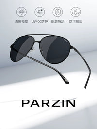 PARZIN Men's Polarized Aviator Sunglasses for Driving Fishing UV Protection