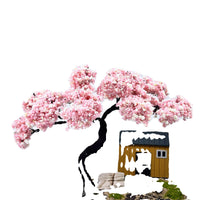 Cherry Blossom Tree Model for Sand Table Scenery and Micro Landscape Decoration
