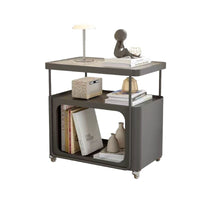 Luxury Minimalist Cream Style Living Room Side Cabinet Creative Designer Bedside Table Modern Square Movable Sofa Side Table