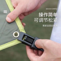 Heavy-Duty Tarp Clips for Camping Tents, Awnings, and Outdoor Covers - Windproof Rope Fasteners