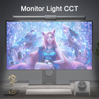 RGB Ambient Monitor Light Bar with Asymmetric Illumination for Eye Protection
