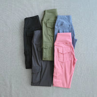 High-Waisted Slimming Yoga Leggings with Pockets for Gym Workout & Running