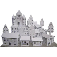 3D Paper Craft Castle Village Model Kit for Students
