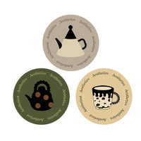 Heat-Resistant Silicone Coasters for Cups and Teapots, Non-Slip Absorbent Table Mats